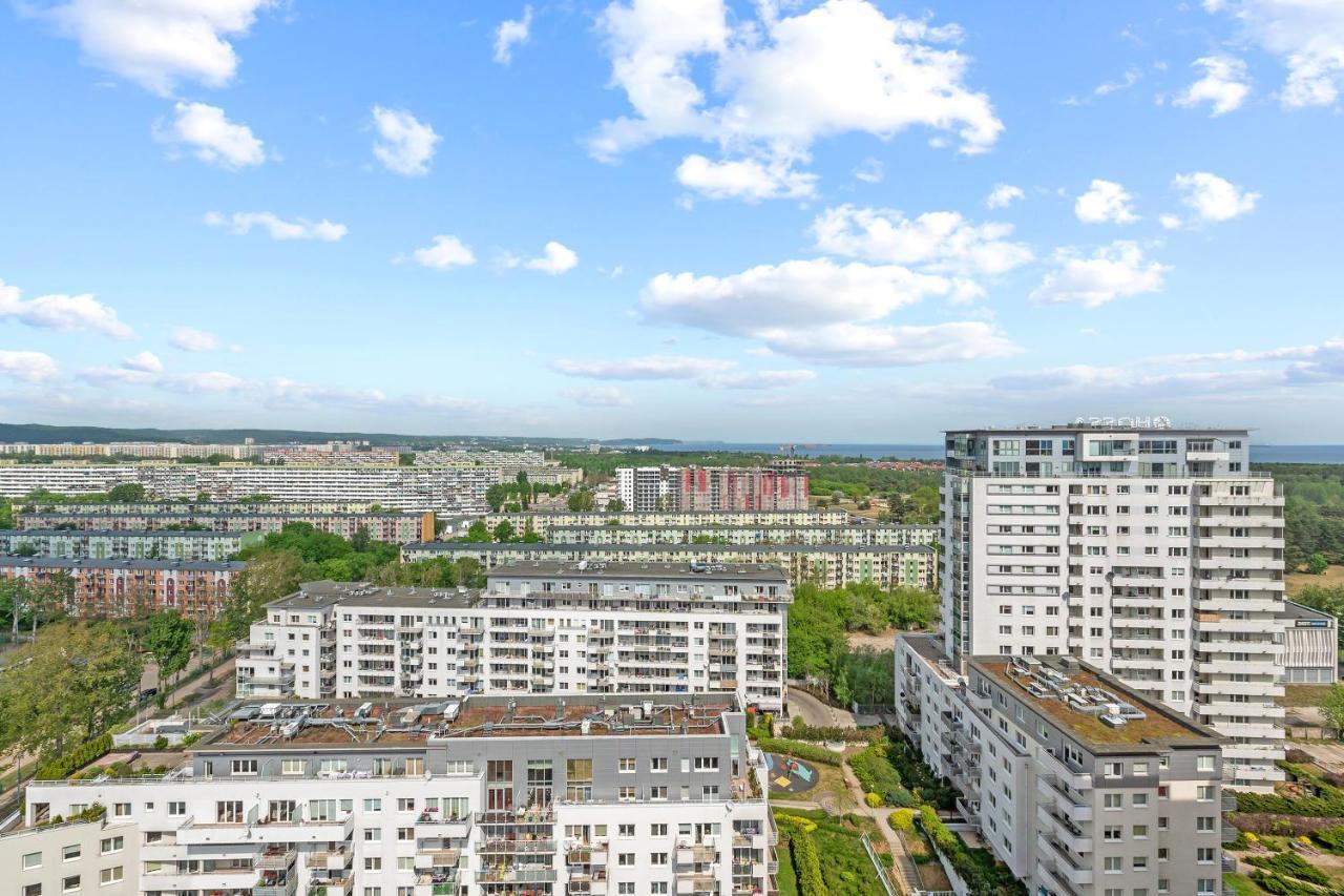 Top Floor Z Widokiem Na Morze By Downtown Apartments Gdansk Exterior foto